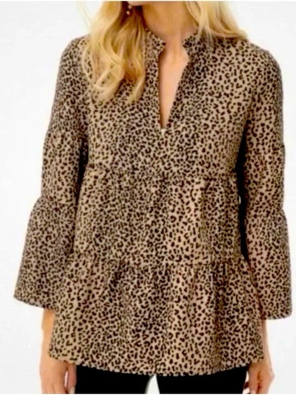 Tuckernuck Edith Animal Print Blouse